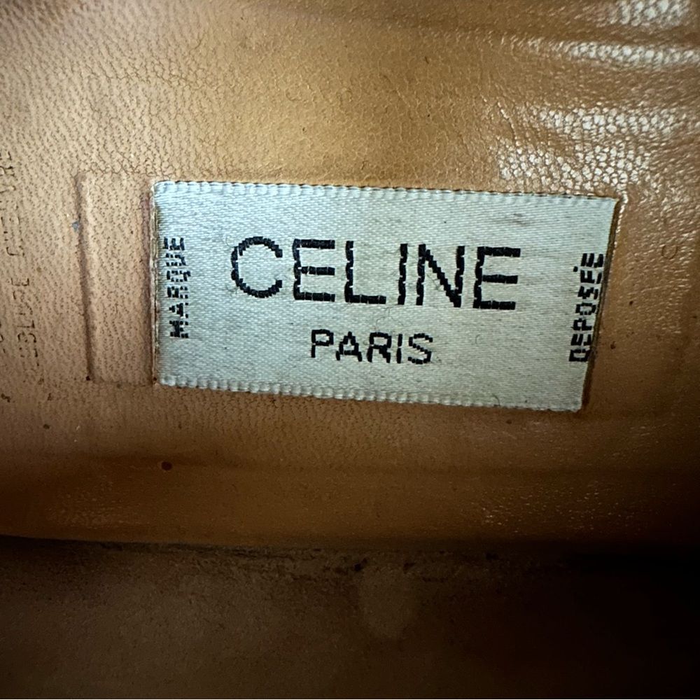 37.5 Celine tan leather boots - Picture 9 of 9